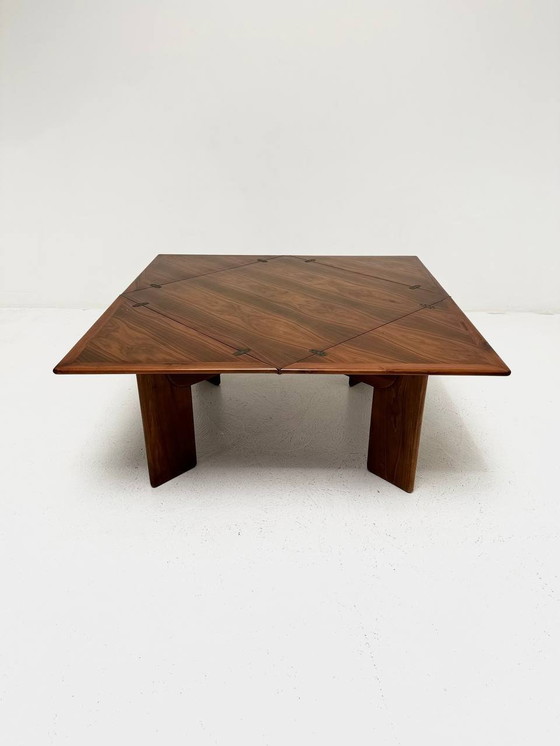 Image 1 of Table de salle à manger extensible De Silvio Coppola Pour Bernini, Années 1960