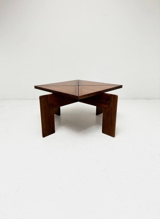 Image 1 of Table de salle à manger extensible De Silvio Coppola Pour Bernini, Années 1960