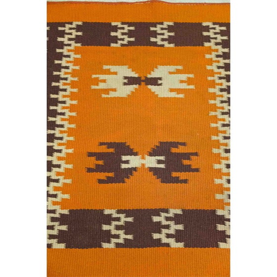 Image 1 of Tapis vintage en laine, Tchécoslovaquie 1960