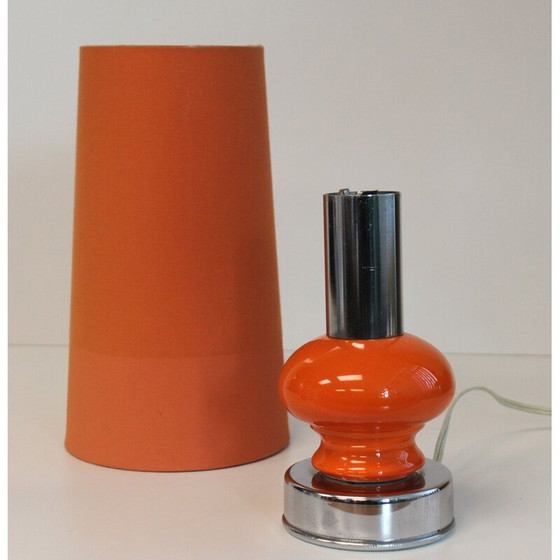 Image 1 of Lampe vintage en céramique et chrome par Doria Leuchten, Allemagne 1970