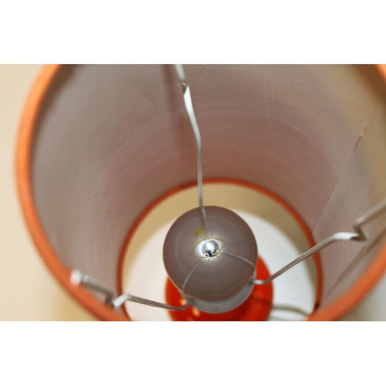 Image 1 of Lampe vintage en céramique et chrome par Doria Leuchten, Allemagne 1970