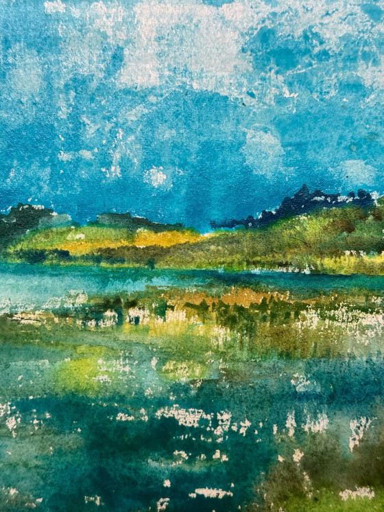 Image 1 of Paysage abstrait. Eugène Eechaut (1928-2019)