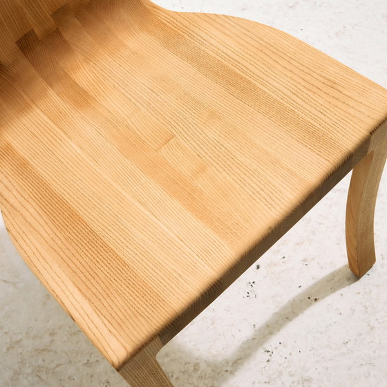 Image 1 of Mk10620 Kragenæs Solid Ash Dining Chair By Walther Nielsen, Set Of 4