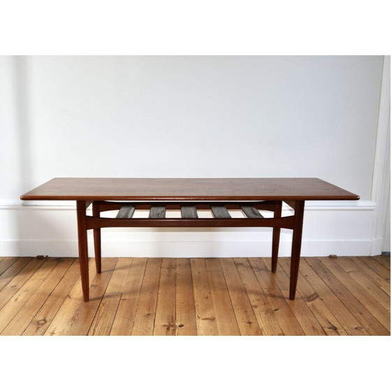 Image 1 of Table basse vintage en teck pour Trioh, 1960