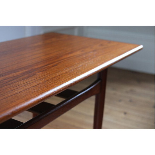 Table basse vintage en teck pour Trioh, 1960