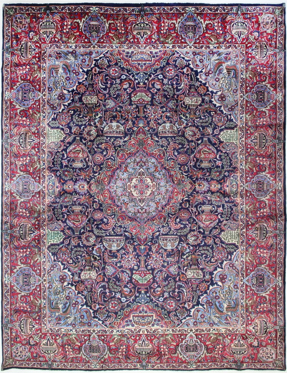 Image 1 of Tapis persan original noué à la main Kashmar Fin 383 X 295 cm Top condition