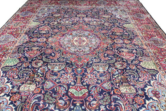 Image 1 of Tapis persan original noué à la main Kashmar Fin 383 X 295 cm Top condition