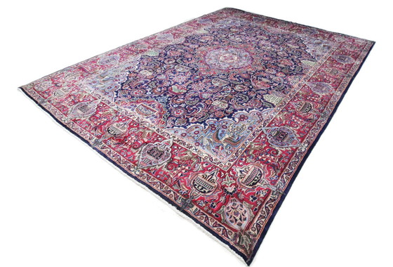 Image 1 of Tapis persan original noué à la main Kashmar Fin 383 X 295 cm Top condition