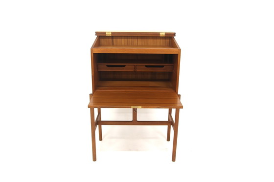 Image 1 of Secrétaire Scandinave en Teck "Model 67", Arne Wahl Iversen, Vinde Møbelfabrik, Danemark, 1950