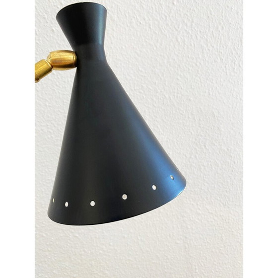 Image 1 of Lampe à contrepoids vintage en laiton, Italie 1950