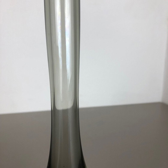 Image 1 of Vase vintage italien Poli en verre de Murano 1970