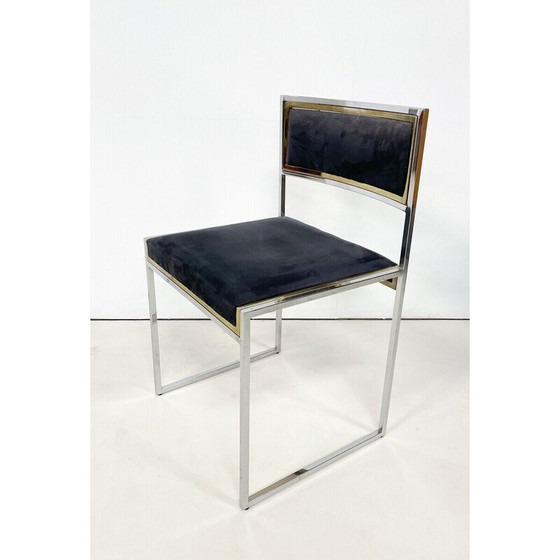 Image 1 of Ensemble de 6 chaises de salle à manger du milieu du siècle, Italie 1970