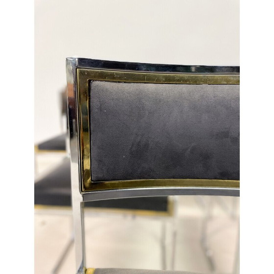 Image 1 of Ensemble de 6 chaises de salle à manger du milieu du siècle, Italie 1970