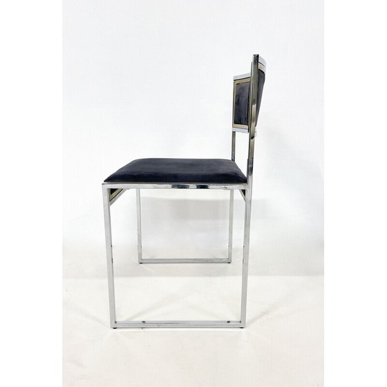 Image 1 of Ensemble de 6 chaises de salle à manger du milieu du siècle, Italie 1970