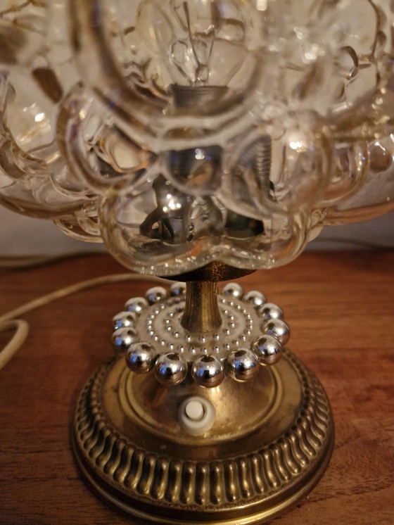 Image 1 of Rare et magnifique lampe bulle de Helena Tynell pour Glashutte Limburg