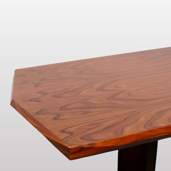 Image 1 of Table vintage en placage de bois de rose, Italie 1970