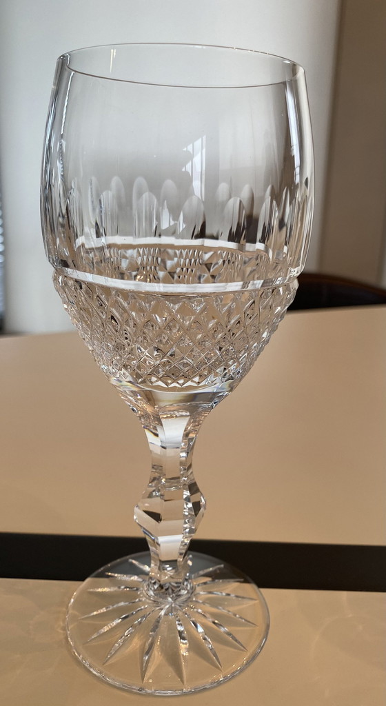 Image 1 of Verres en cristal, rouge, blanc, eau, cognac et champagne