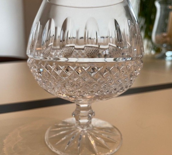 Image 1 of Verres en cristal, rouge, blanc, eau, cognac et champagne