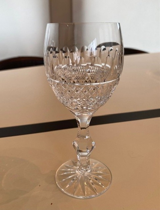 Image 1 of Verres en cristal, rouge, blanc, eau, cognac et champagne