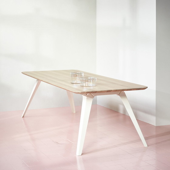 Image 1 of Table à manger design pliable par Bas Vellekoop pour Puik 240 Cm