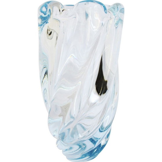 Image 1 of Vase cascade en verre vintage par Edvin Ohrstrom pour Orrefors, Suède 1940