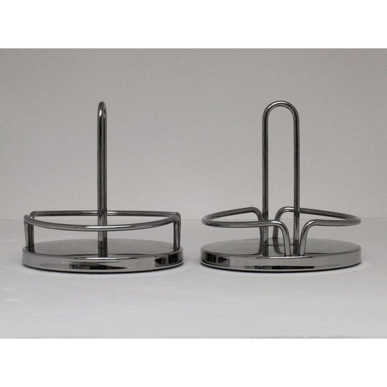 Image 1 of Récipients en acier vintage d'Ettore Sottsass pour Alessi, 1980