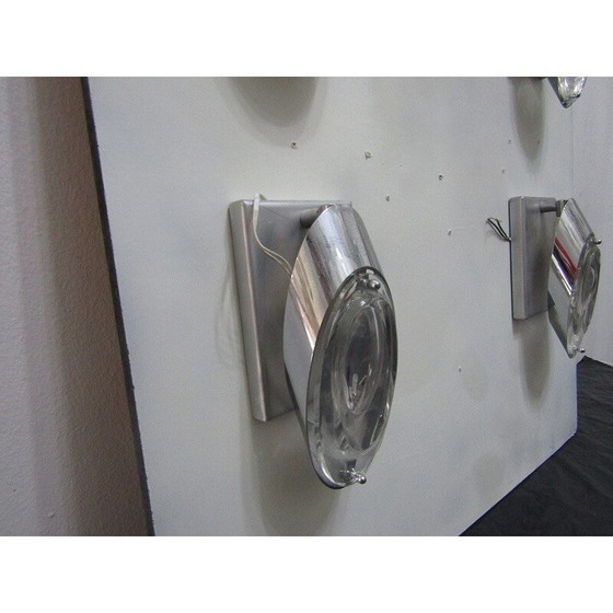 Image 1 of Ensemble de quatre appliques murales par Oscar Torlasco pour Stilkronen - 1970