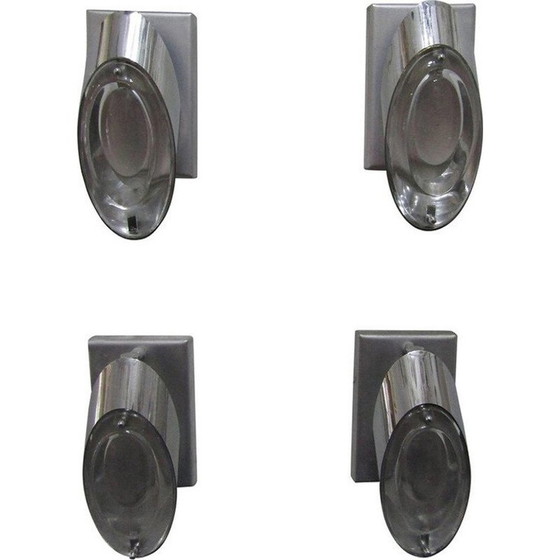 Image 1 of Ensemble de quatre appliques murales par Oscar Torlasco pour Stilkronen - 1970