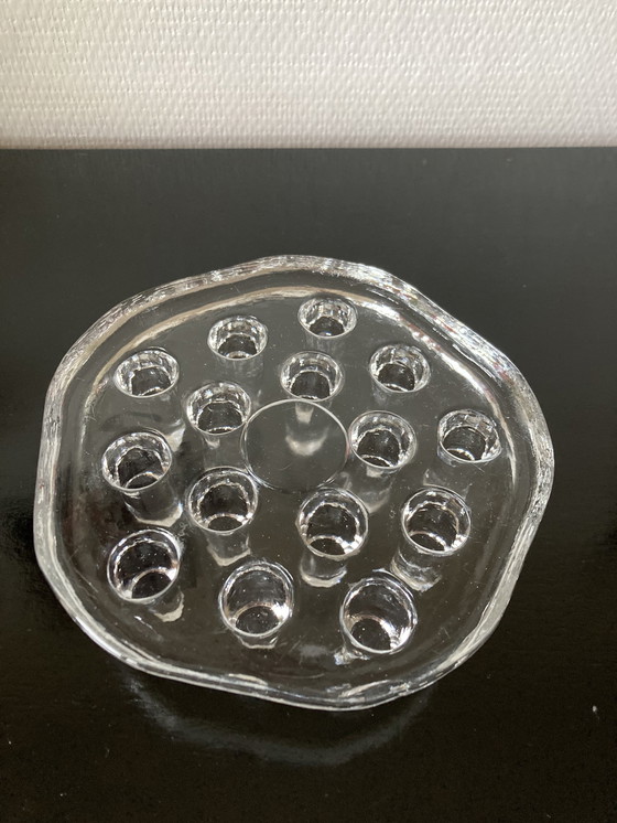 Image 1 of Chauffe-théière vintage des années 1970, Lampe à thé en verre