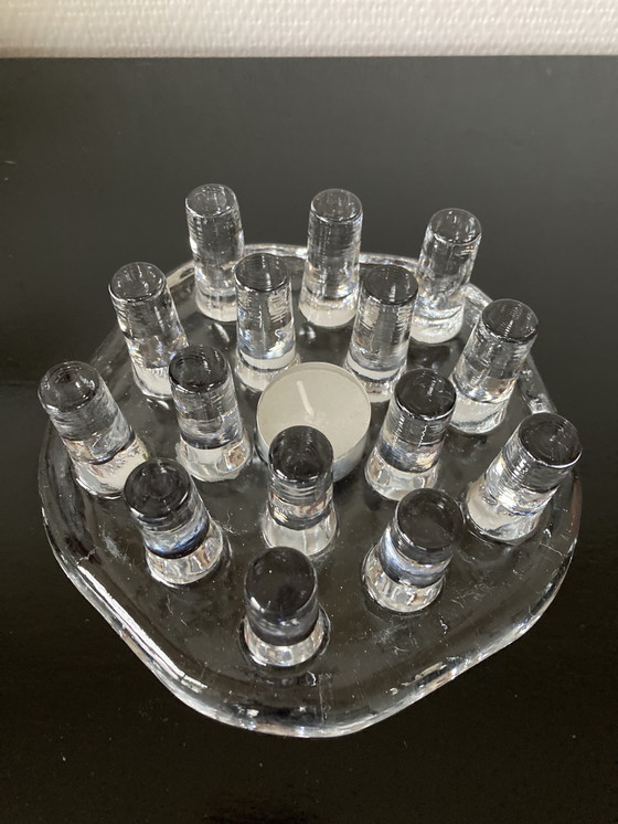 Image 1 of Chauffe-théière vintage des années 1970, Lampe à thé en verre