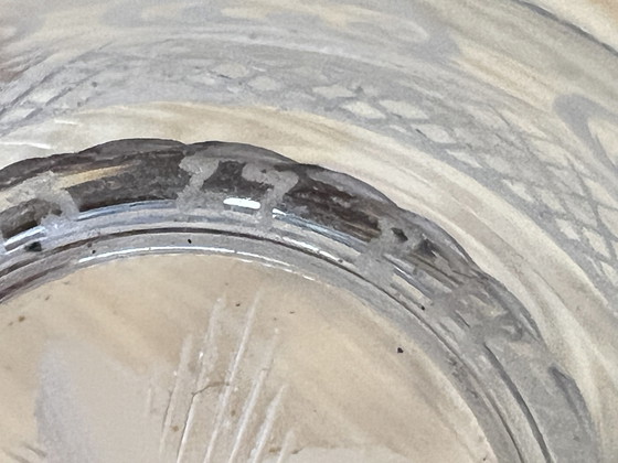 Image 1 of Petite coupe en verre Orrefors signée et datée par Simon Gate. 1927.