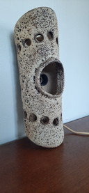 Lampe murale vintage en céramique 1960