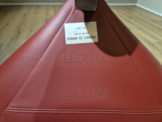 Image 1 of Leolux Chi - Rouge - Cuir - Design - Etat neuf