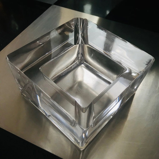 Image 1 of Grand Cendrier Vintage • Cristal • Sèvres France • 1970