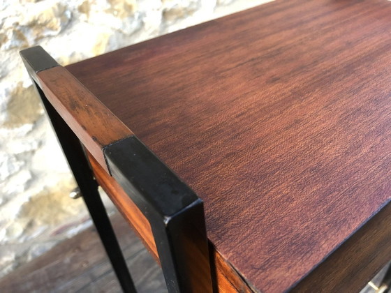 Image 1 of Table d'appoint vintage avec porte-revues 1960's