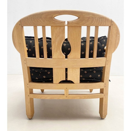 Image 1 of Fauteuil en pin du milieu du siècle par Giorgetti, Italie années 1950