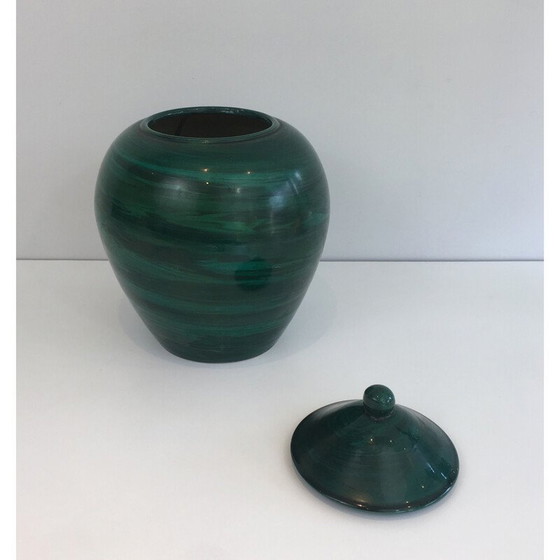Image 1 of Pot à couvercle en céramique vintage, 1950