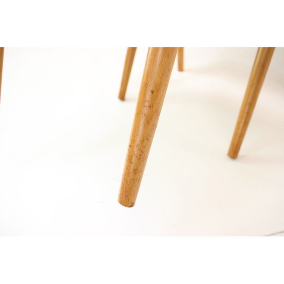 Image 1 of Ensemble de 4 chaises de salle à manger vintage, Tchécoslovaquie 1970