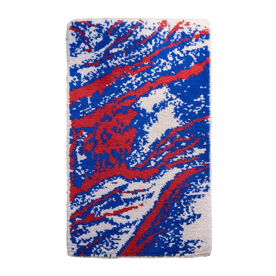 Image 1 of Tapis bleu et rouge en forme de branche