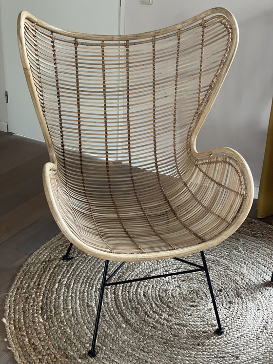 Image 1 of Hkliving Fauteuil Œuf en rotin