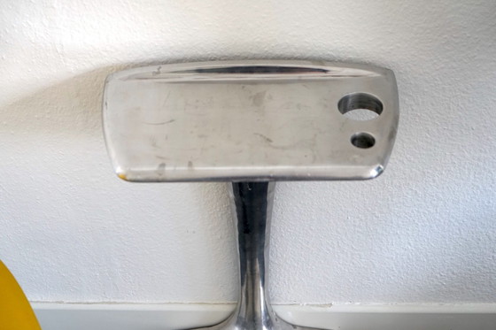 Image 1 of Table Vintage Space Age en aluminium, années 1980