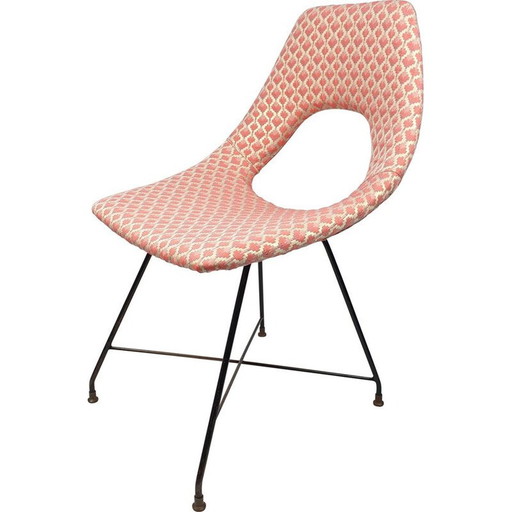 Chaise Cosmos vintage par Augustus Bozzi pour Saporiti, Italie 1950