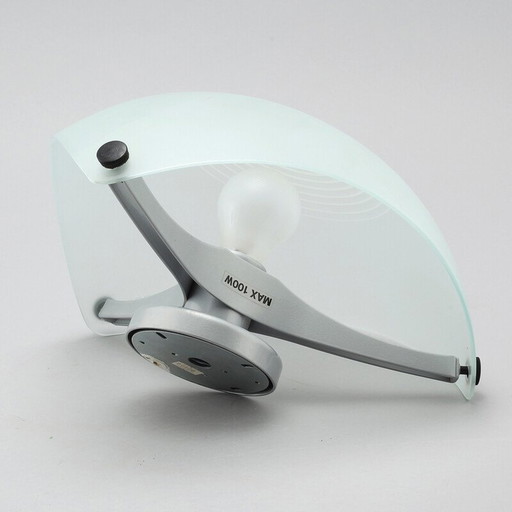 Appliques vintage en verre et métal d'Ernesto Gismondi, 1980