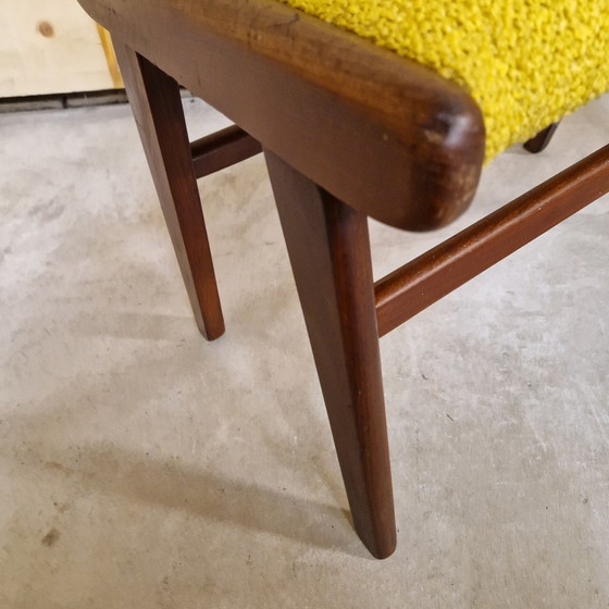 Image 1 of Tabouret vintage rembourré