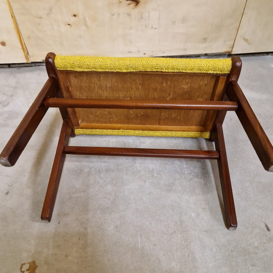 Image 1 of Tabouret vintage rembourré