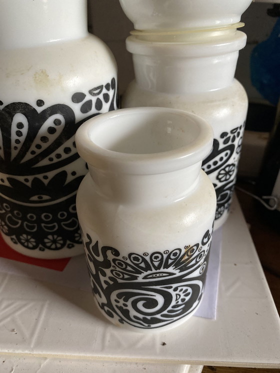 Image 1 of 70S Récipient en verre Made In Belgium Iconic