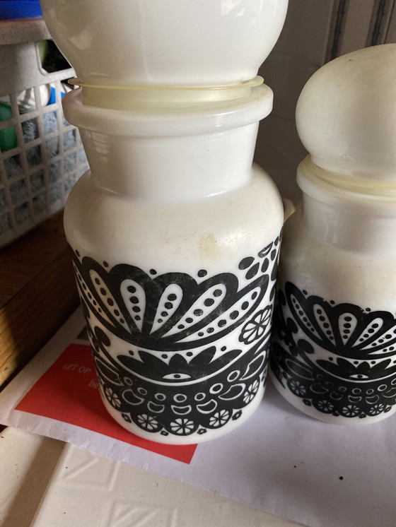 Image 1 of 70S Récipient en verre Made In Belgium Iconic