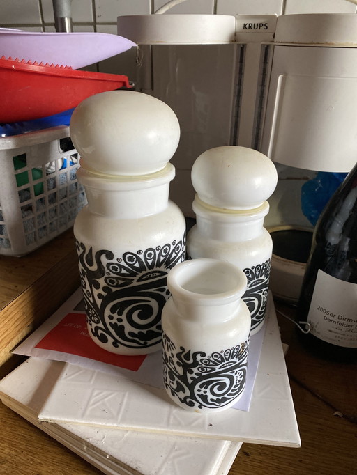 70S Récipient en verre Made In Belgium Iconic