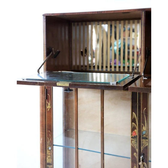 Image 1 of Meuble de bar vintage à décor chinois, 1950-1960