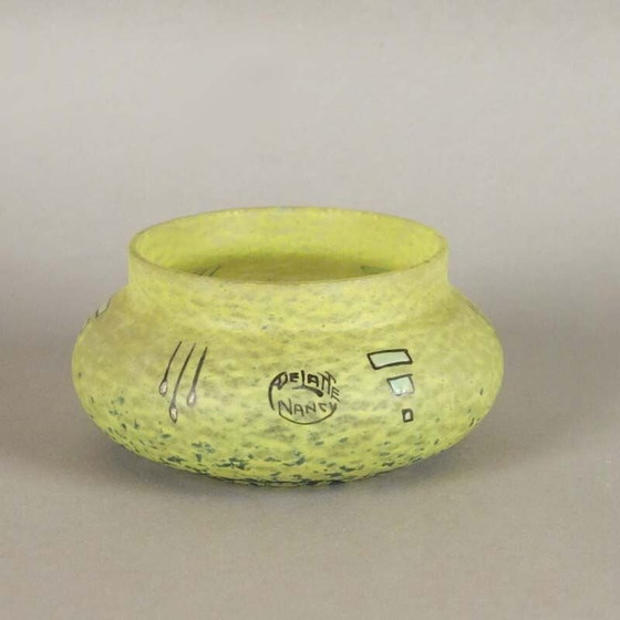 Image 1 of Coupe en verre vintage Art Déco par André Delatte Nancy, 1930